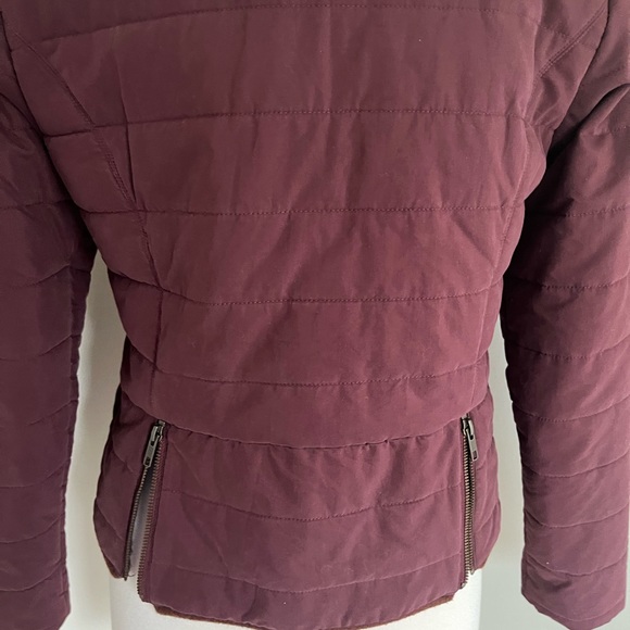 Carve Designs Ventura Puffer jacket w/ faux fur collar zip front pockets size S - Picture 7 of 16